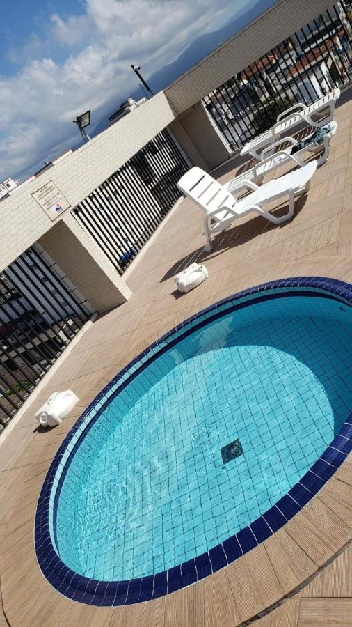 Flat Completo Novo A 350M Da Praia Com Piscina São Vicente エクステリア 写真